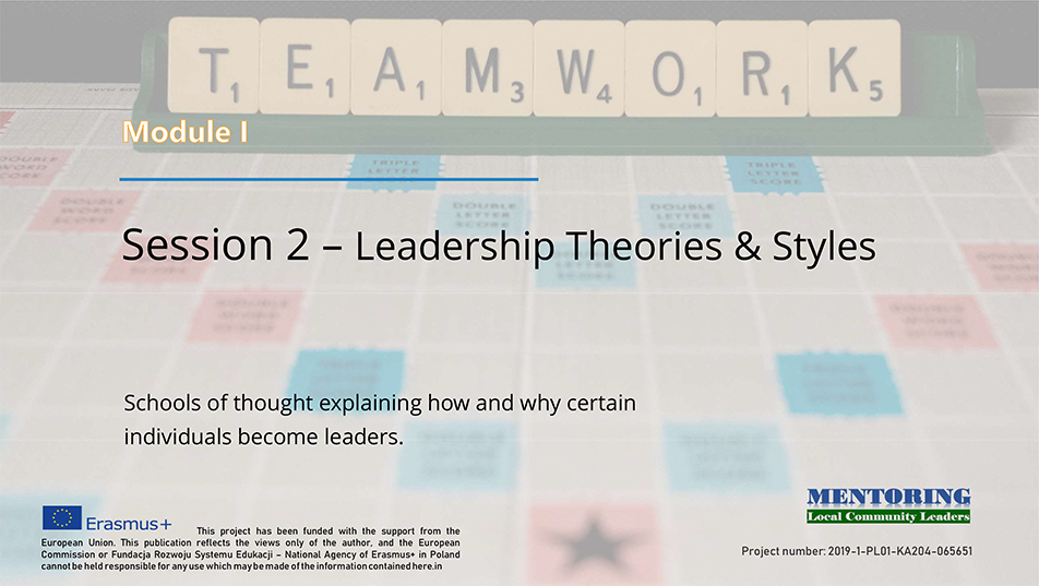 Leadership theories and styles